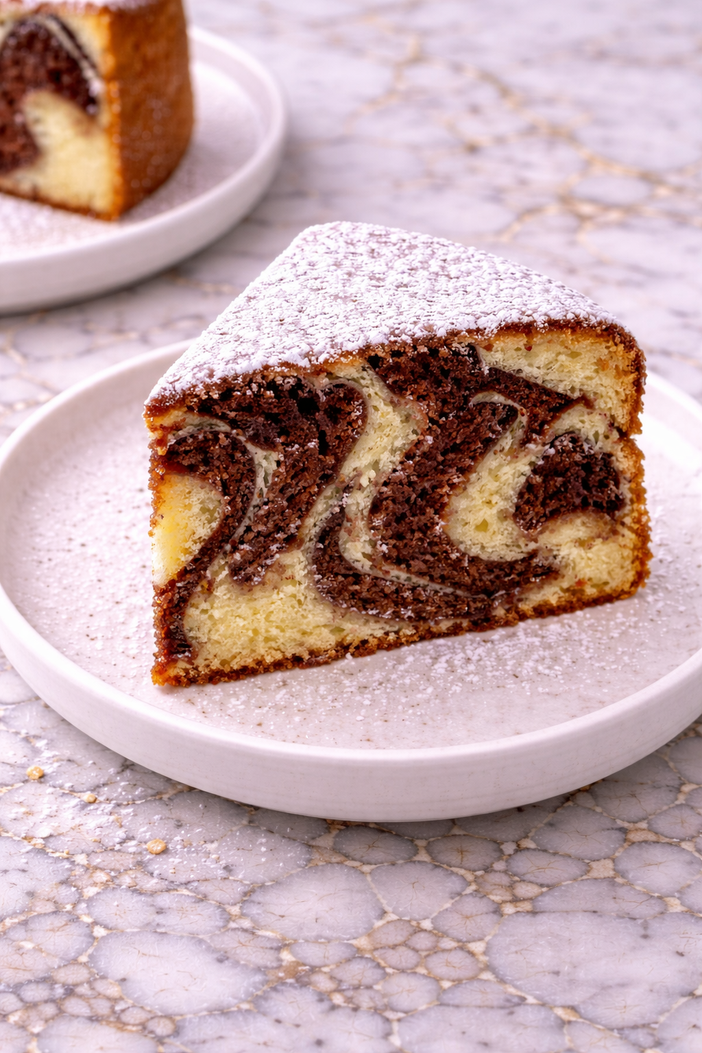 Moist Marble Cake - recipedrizzle.com